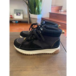NEW Madewell The Sneaker Boot in Nylon and Suede Size 6.5